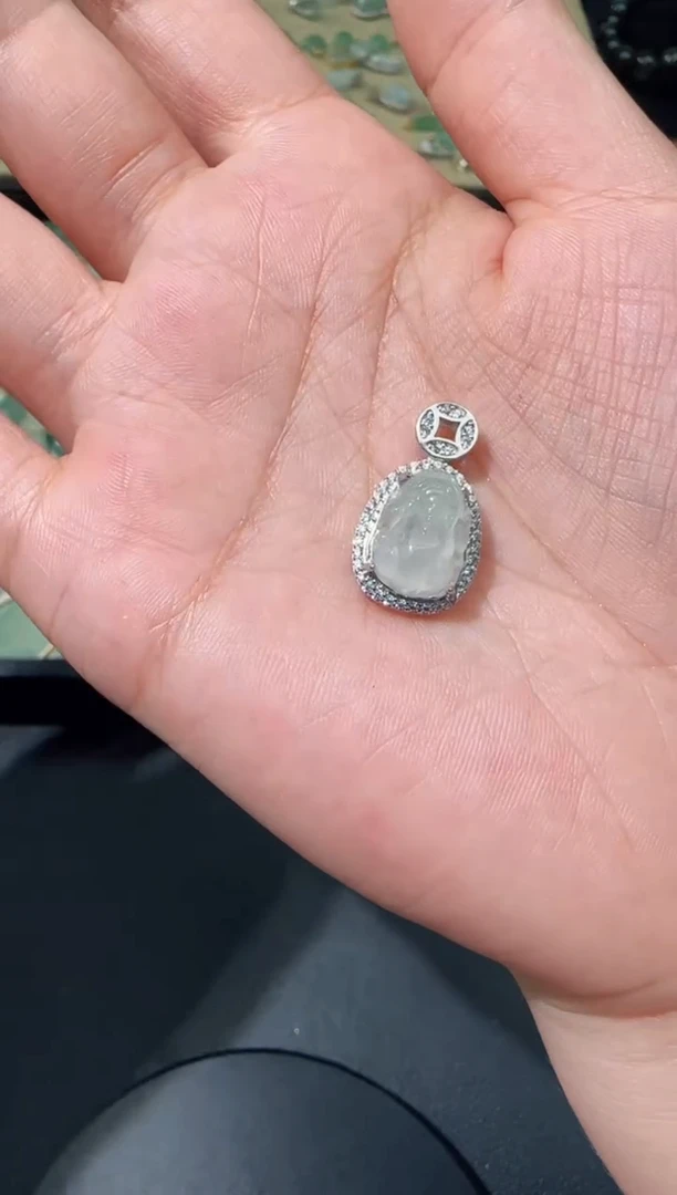 【闪购商品】翡翠颈饰银S925镶嵌TZG0119133