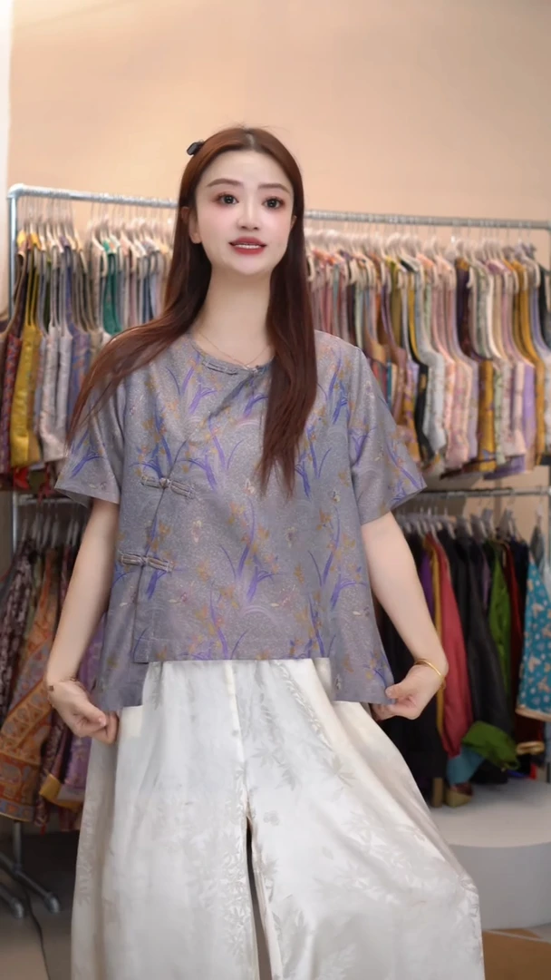 夏款清仓君子纤真丝女装