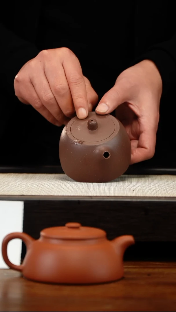 茶壶紫砂手磨料镜铎