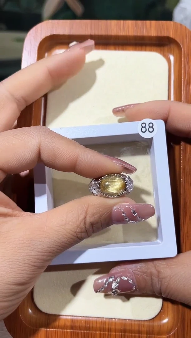 【闪购商品】水晶戒指银S925镶嵌定制