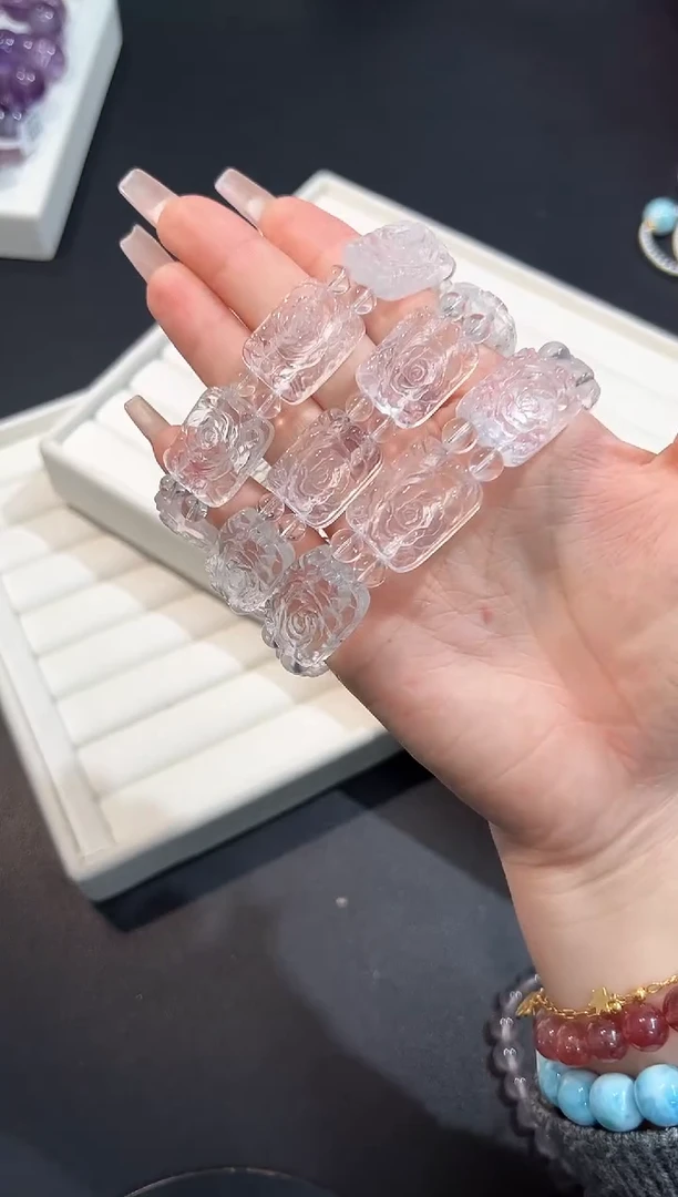 【闪购商品】水晶手串未镶嵌52E多样性发其一/1条默认微瑕