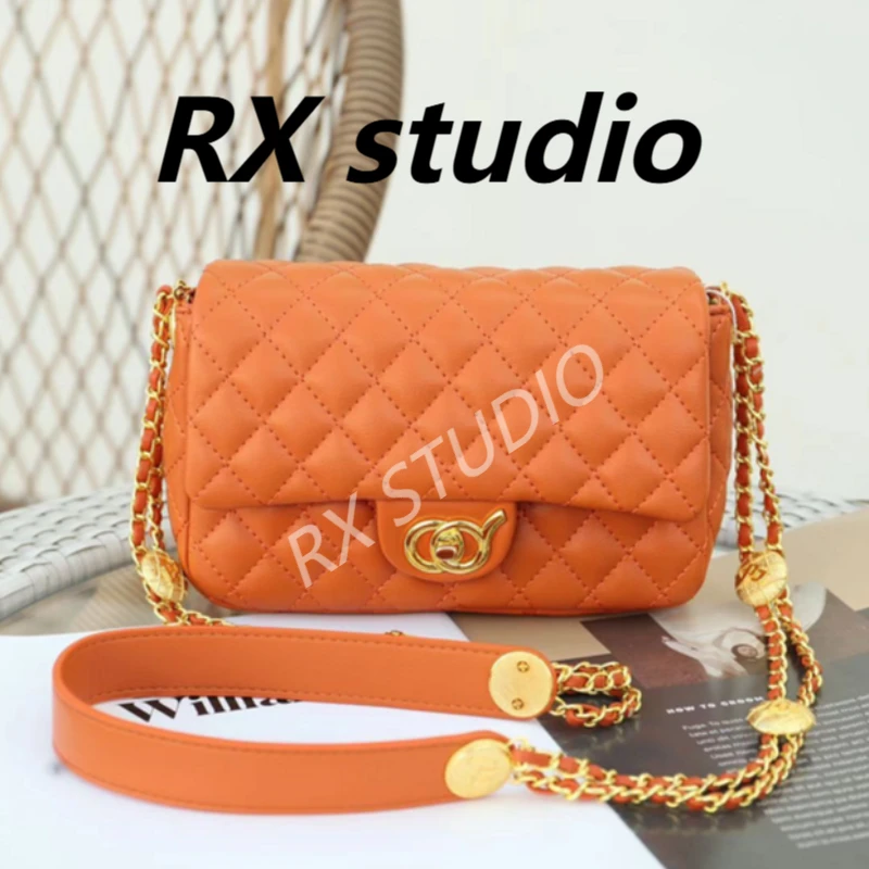 【母亲节礼物】YL-6668-橙色 轻奢小众设计感时尚百搭ins女士包包