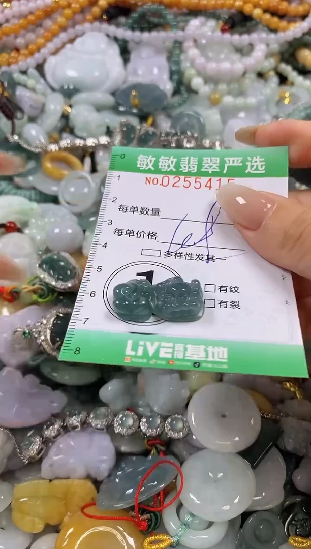 翡翠未镶嵌颈饰闪购0255415