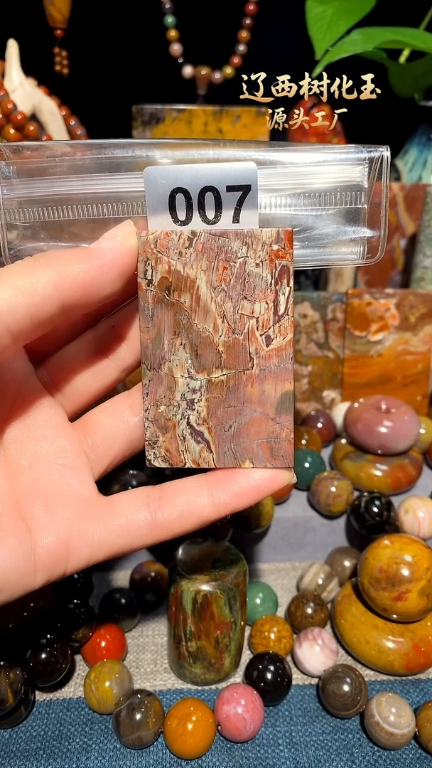 未镶嵌-硅化玉天然北票硅化玉吊坠