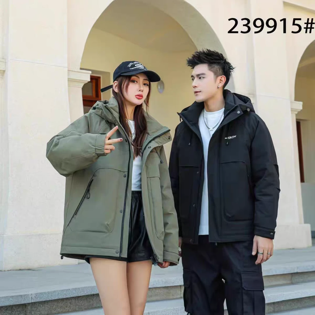 男士秋冬季新款潮流时尚修身加棉夹克外套8826