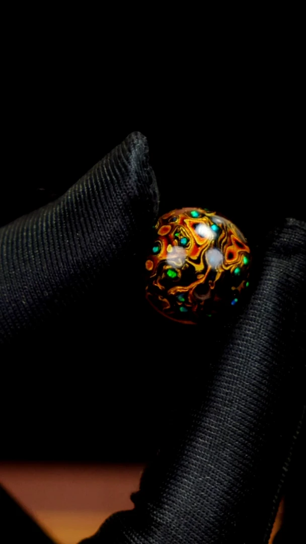 疯子大漆黑金满欧15mm