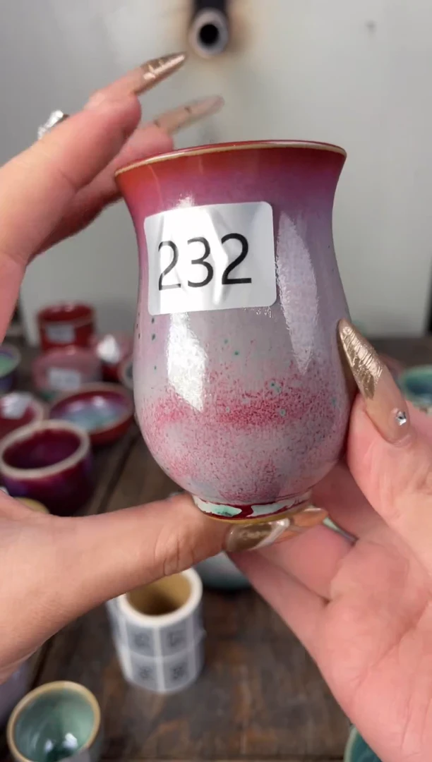 【闪购商品】摆件钧瓷手工茶器窑变