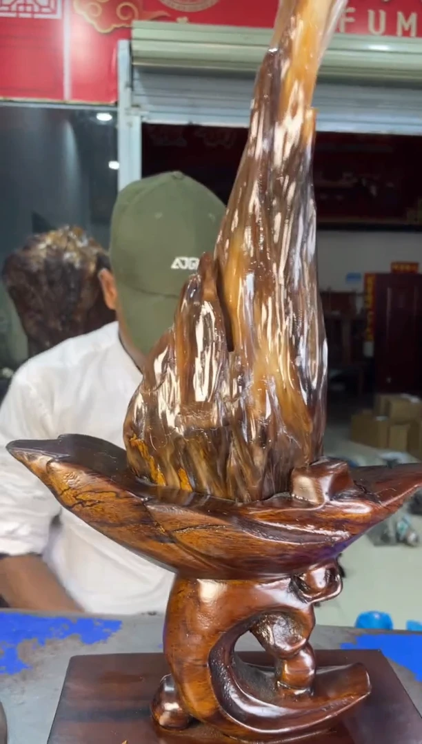 未镶嵌摆件硅化玉29