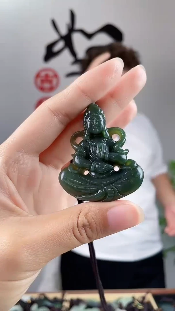 和田玉未镶嵌颈饰拍一发一，多样性发货