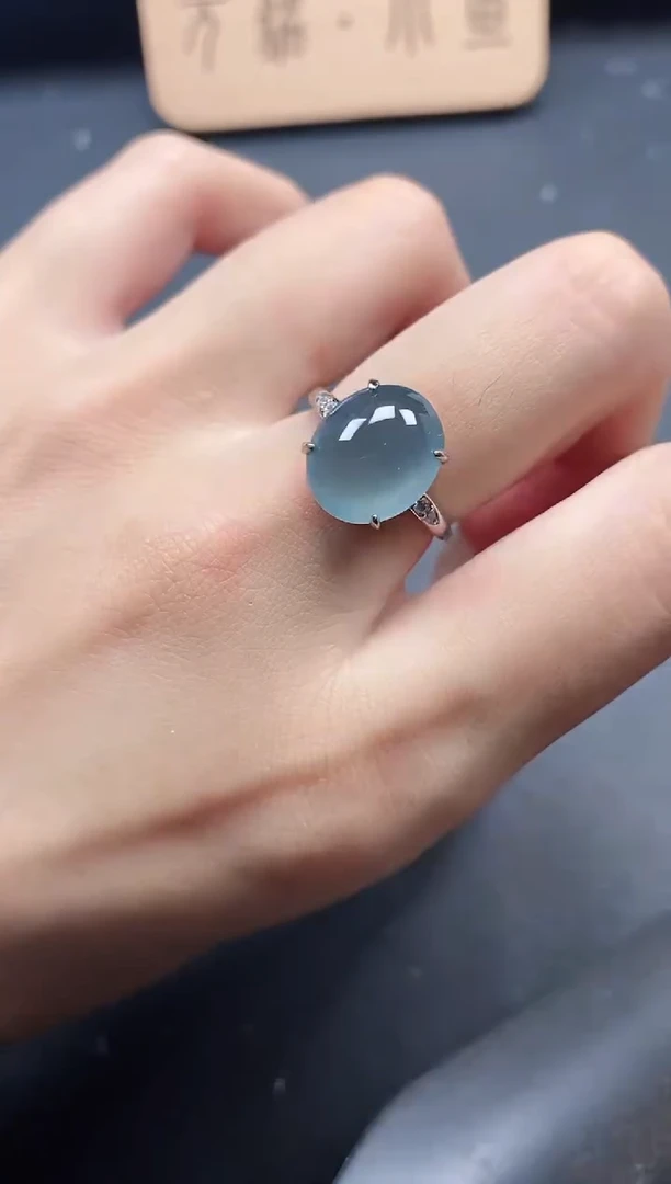 银S925镶嵌戒指翡翠515151