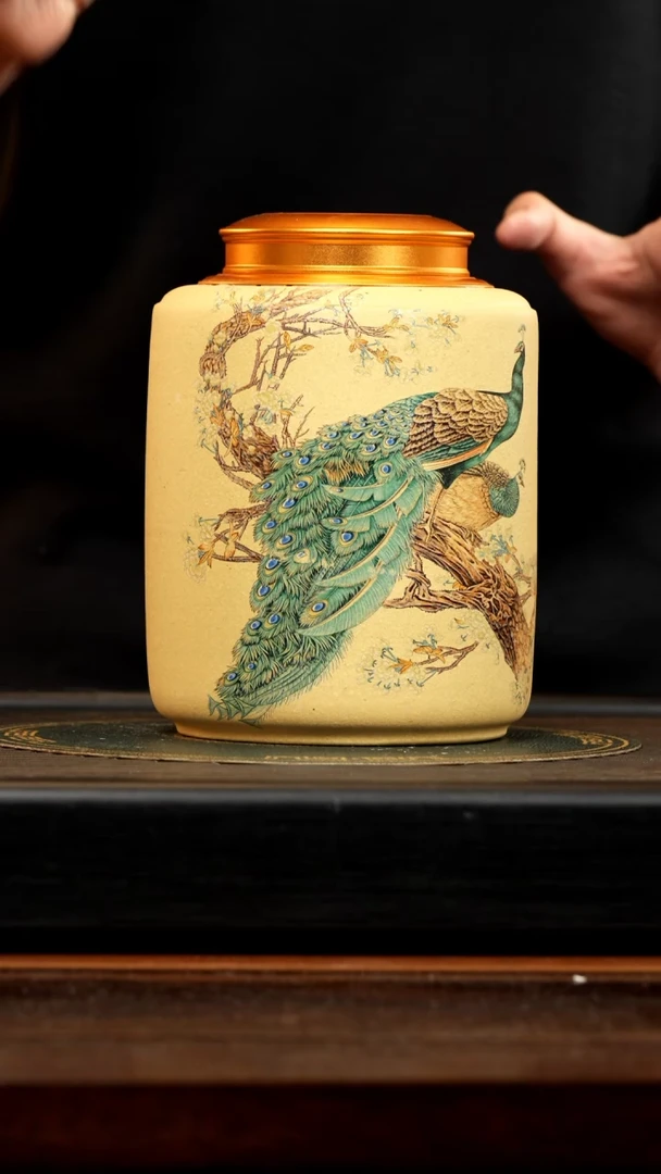 【闪购商品】紫砂茶壶顽壶紫砂精选茶叶罐