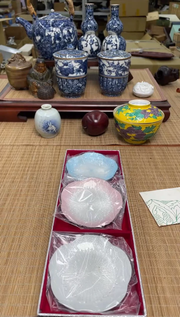 91号七宝碟3只中古物品谨慎参拍直播链接