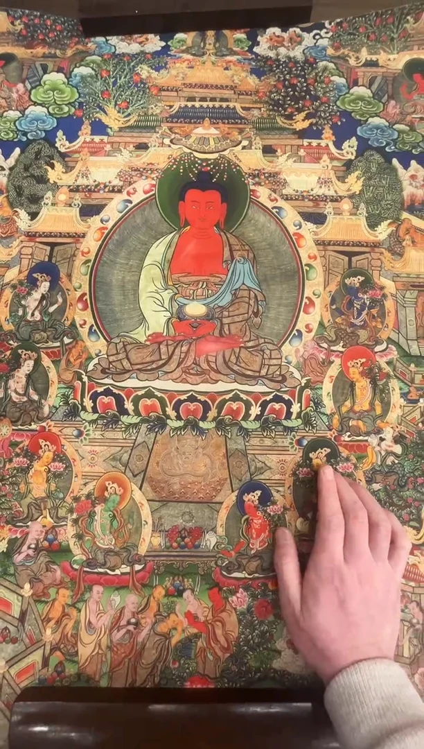 卷轴画唐卡16090