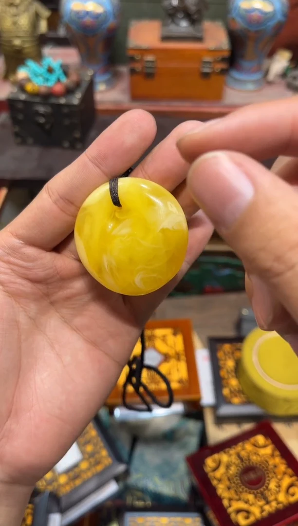 未镶嵌蜜蜡裸石S刘哥专属高端精品62