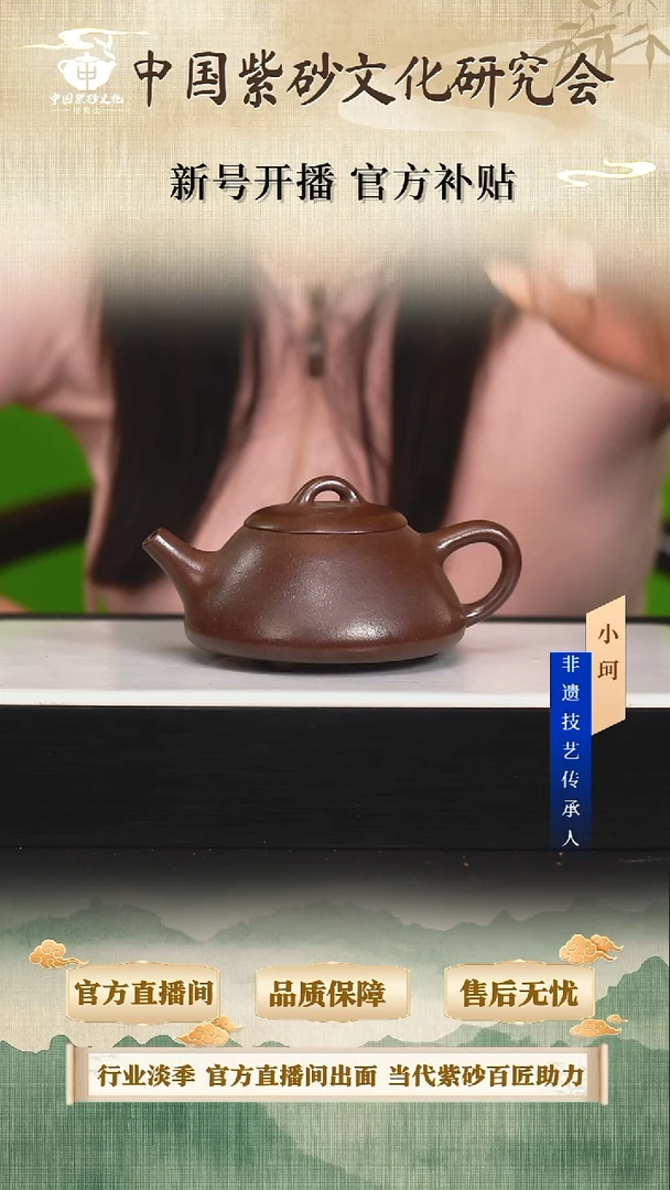 茶壶紫砂陶茶文化储         老紫泥300cc左右