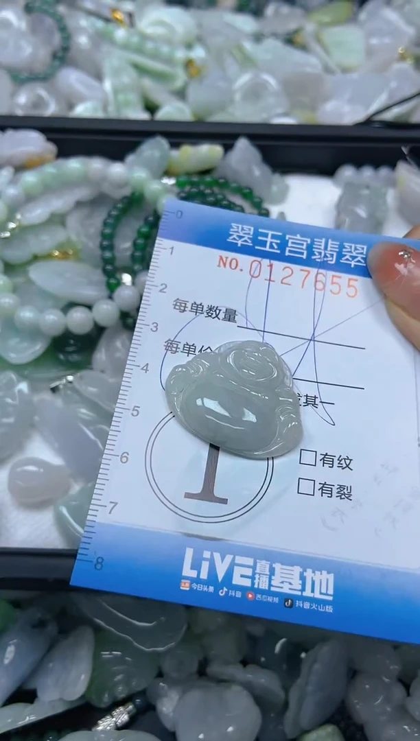 翡翠未镶嵌颈饰闪购0127655