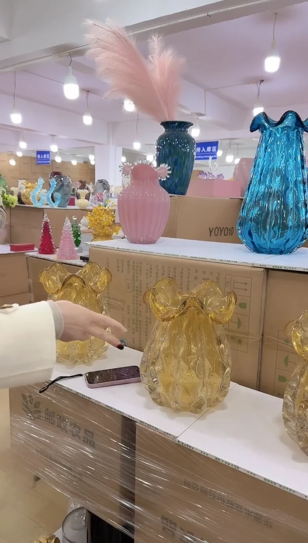 【闪购商品】无铅玻璃美全花器-e-早2