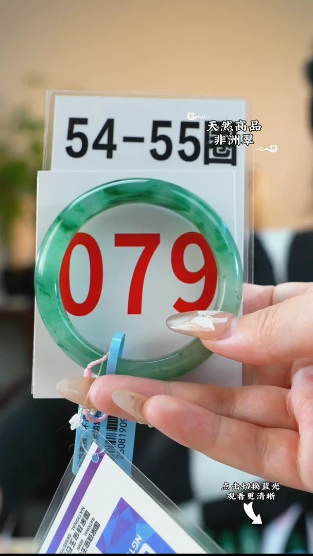 未镶嵌手镯石英质玉（非洲翠）5455