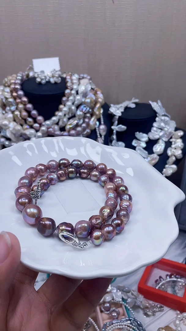 未镶嵌项链淡水珍珠【纯恬饰品】