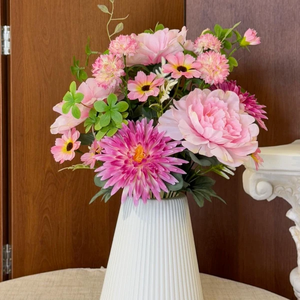 客厅房间桌面装饰假花摆设