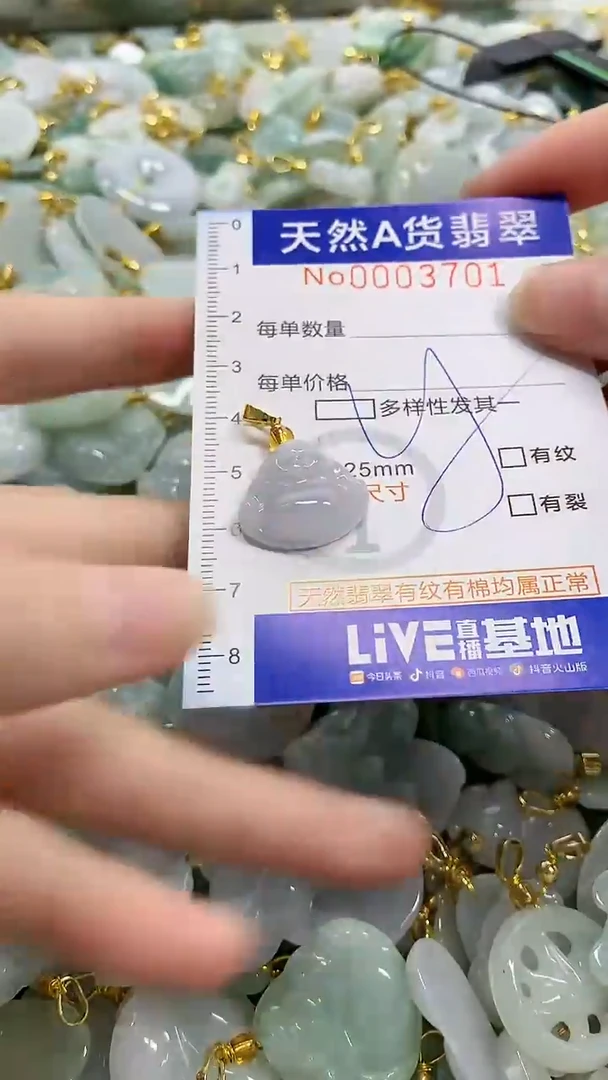 颈饰未镶嵌翡翠天然A货翡翠