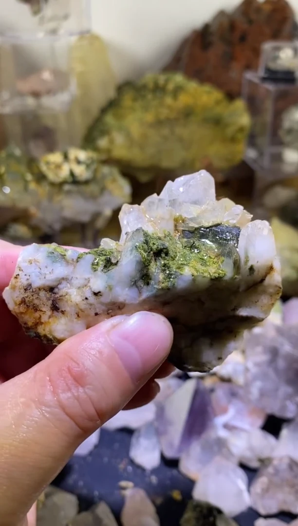 未镶嵌珠宝半成品水晶13号四川超七花园水晶