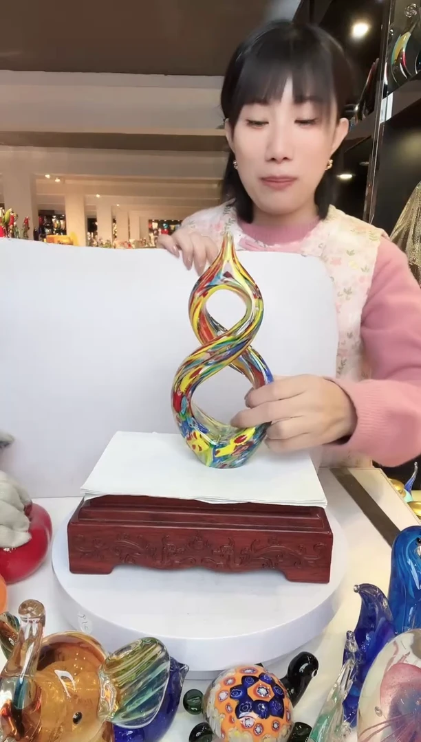 【闪购商品】茶盏琉璃摆件家居摆件