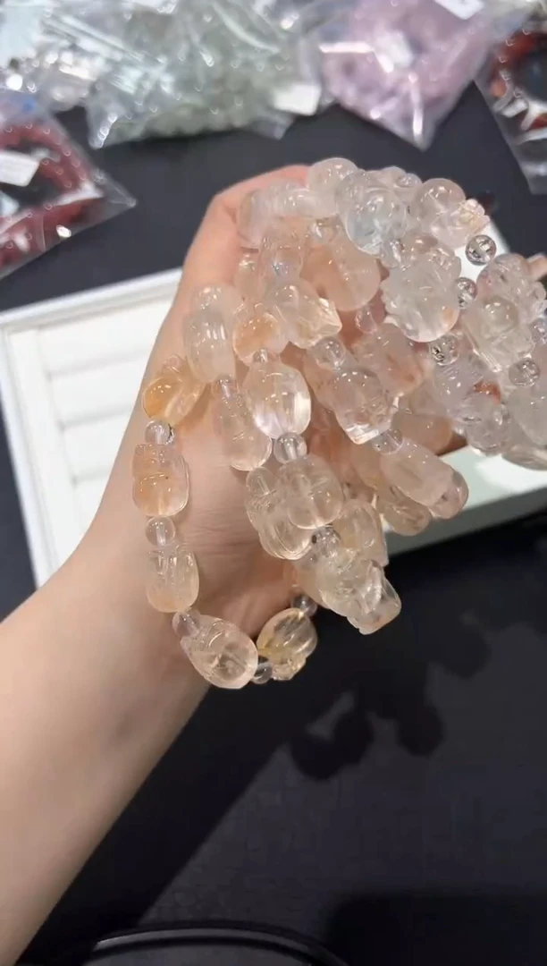 水晶手链未镶嵌75w多样性发其一【1条】默认微瑕