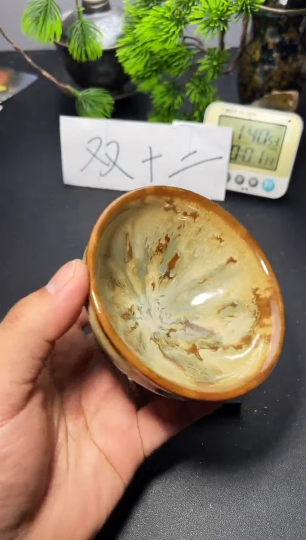 茶盏255 叶紫建盏