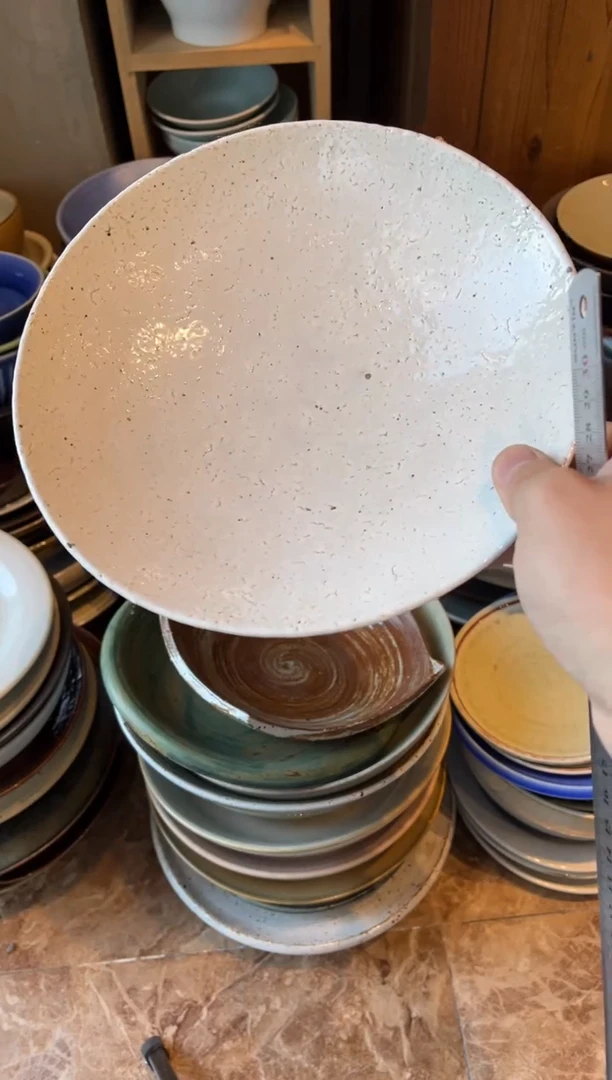 【闪购商品】瓷片395   粉引菜盘1个