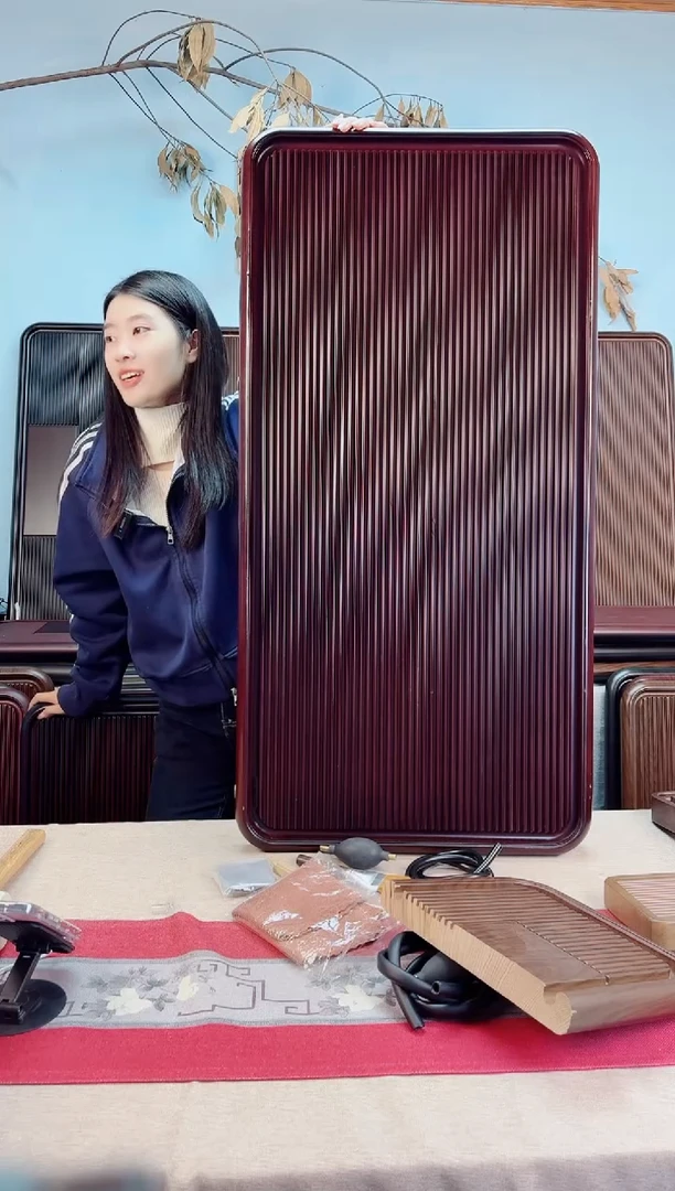 千川红色茶盘100*50*5