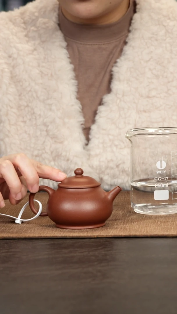 茶壶紫砂矮潘清水泥140cc