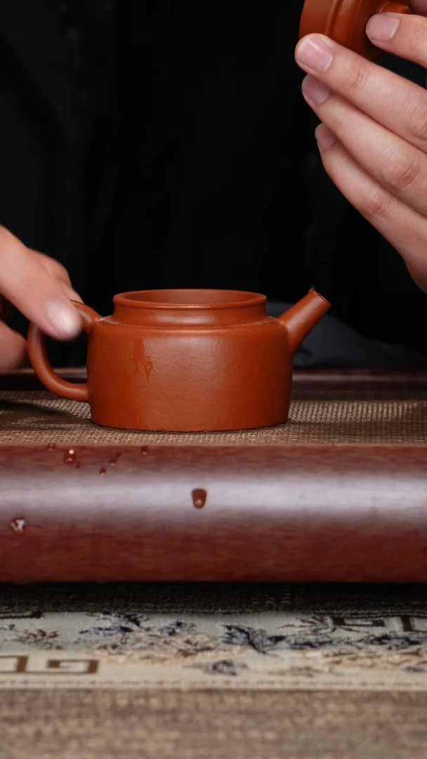 【闪购商品】紫砂茶壶微瑕德钟朱泥