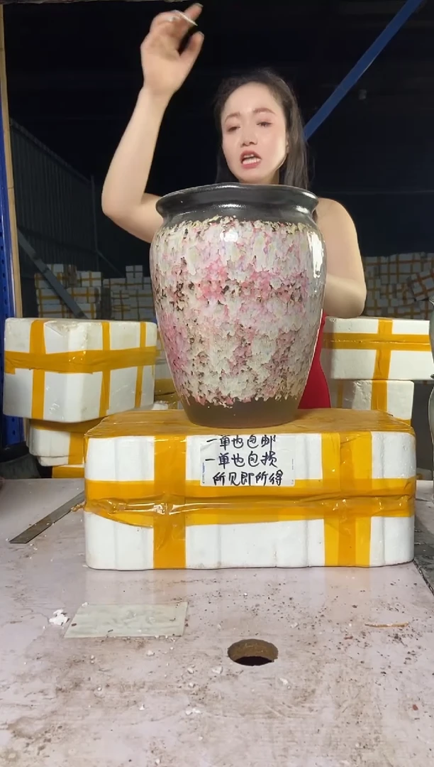 宜兴紫砂粗陶花盆25/33