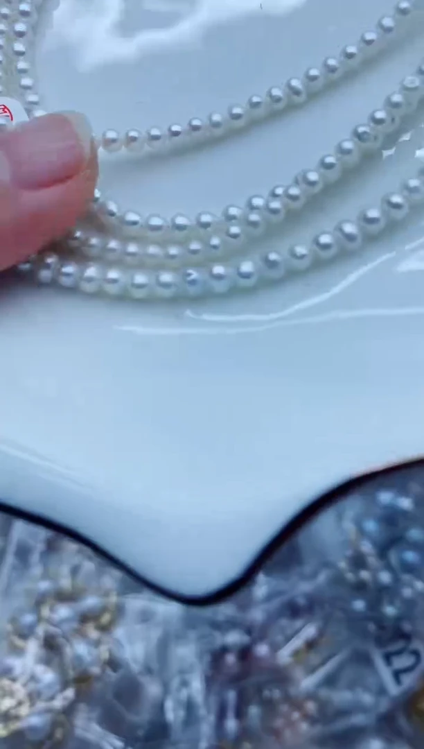 项链未镶嵌淡水珍珠项链多样性发其一