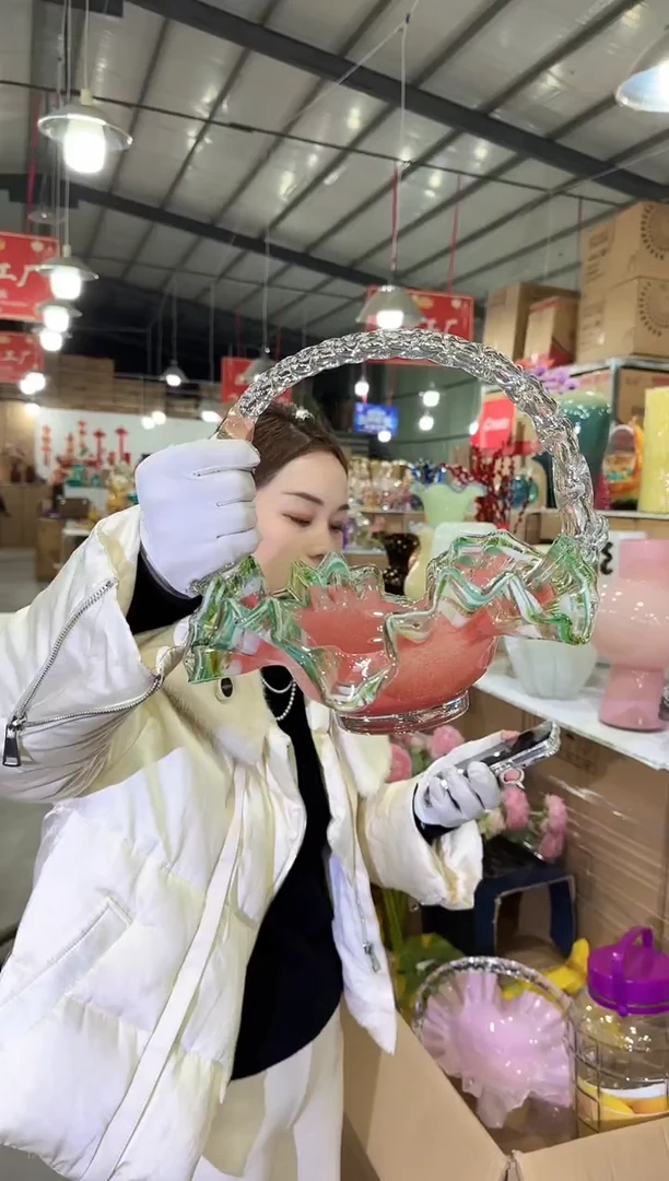 【闪购商品】无铅玻璃悠悠W-花器-97早