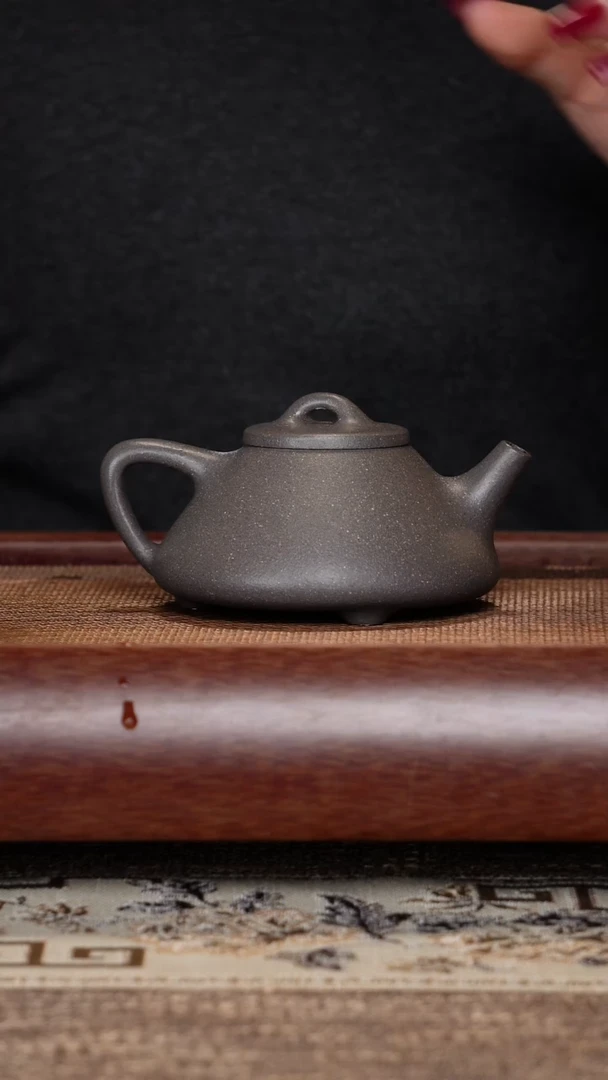 茶壶紫砂32目明清风格紫泥气窑