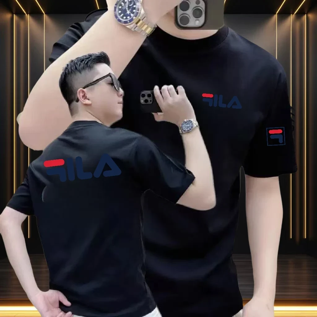 短袖t恤2025夏季新款男女圆领潮牌棉质休闲半袖体恤男士网红纯棉