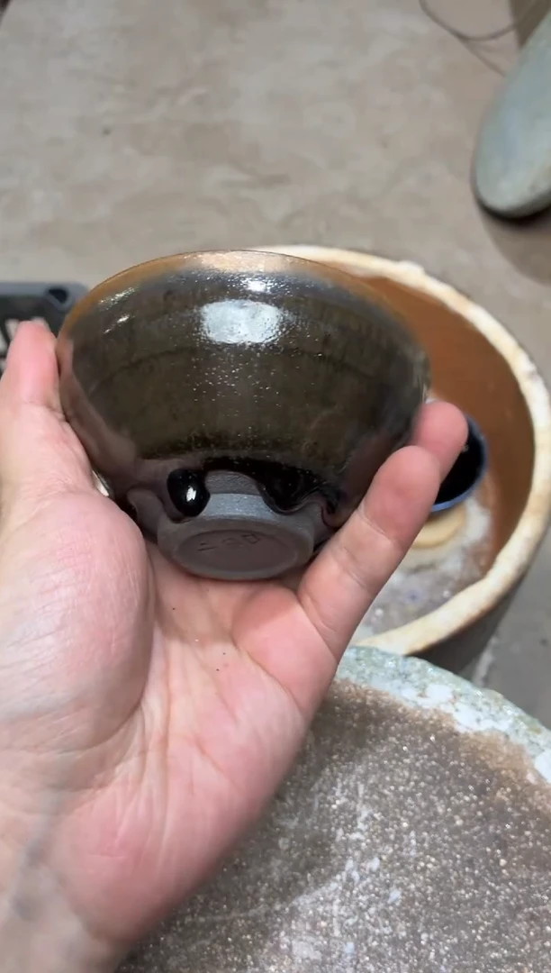 茶盏真柴烧建盏换点柴火