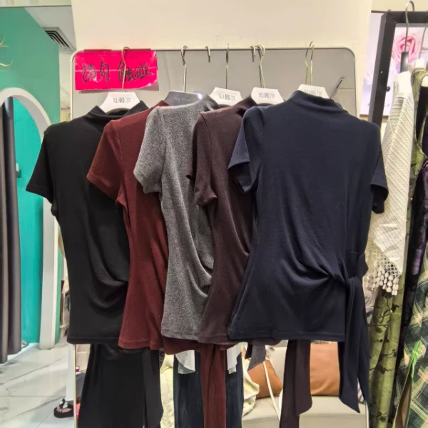 2025夏季新款高级感时尚气质上衣2966