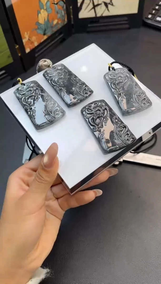 吊坠(不含链)未镶嵌翡翠翡翠龙凤牌G998T0919036多样性发一