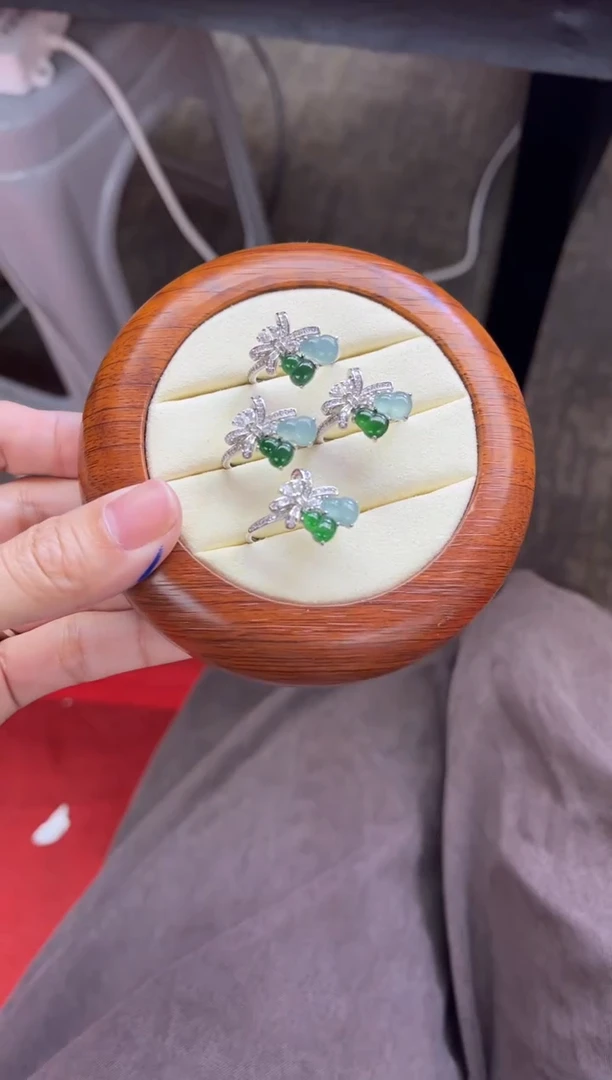 未镶嵌戒指翡翠N23/多样性发一件