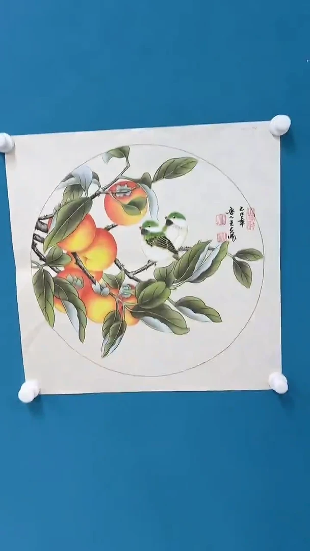 国画9.15-严选-王夫怀-50斗方花鸟-012
