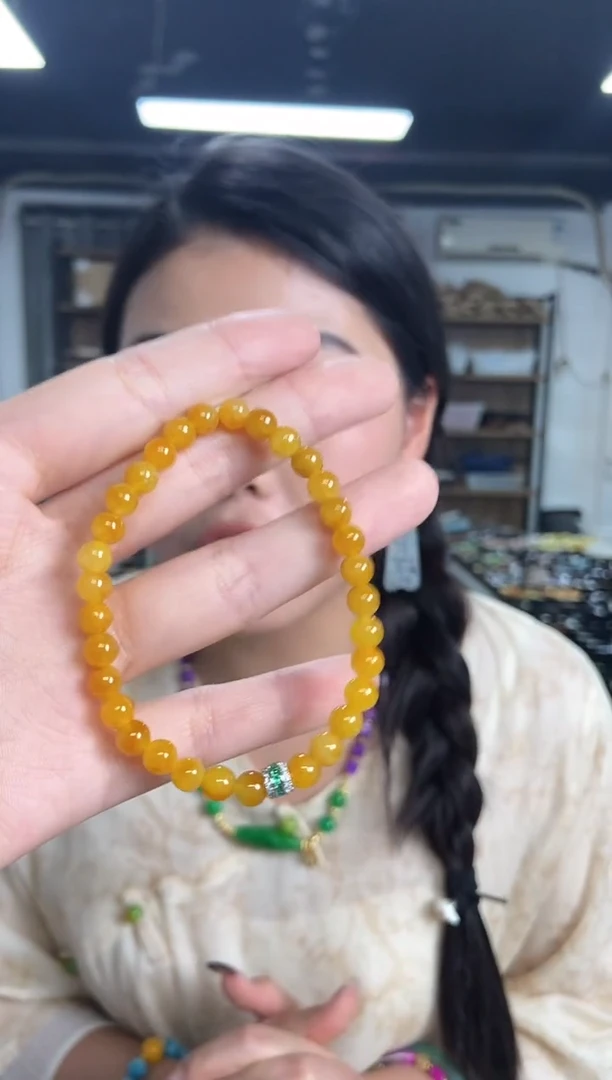 未镶嵌手链翡翠多样性发其一颜色微差