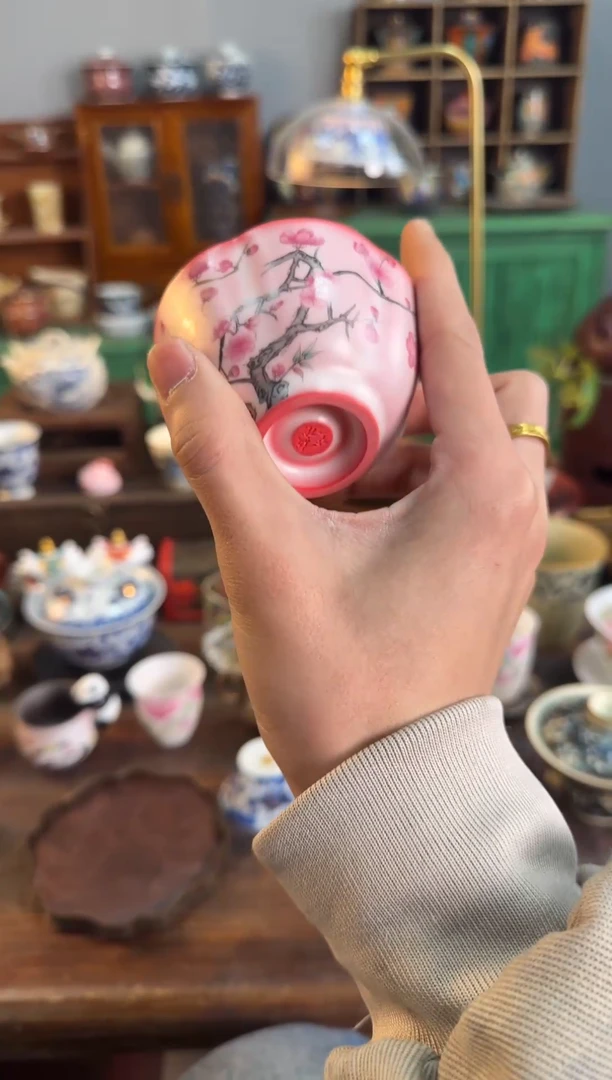 【闪购商品】茶器 猪油冻梅花杯