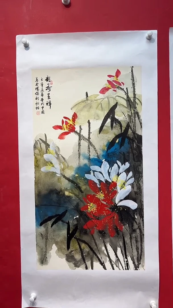 国画画家陆远华纯手绘原作
