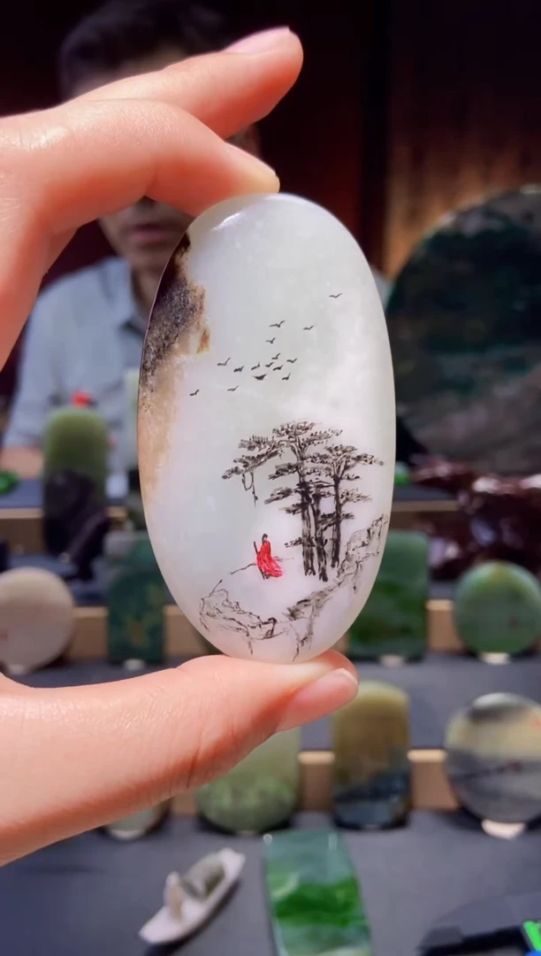 独山玉未镶嵌颈饰yc