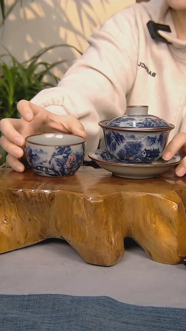 【闪购商品】简装家用款2件套 陶瓷家用茶具系列