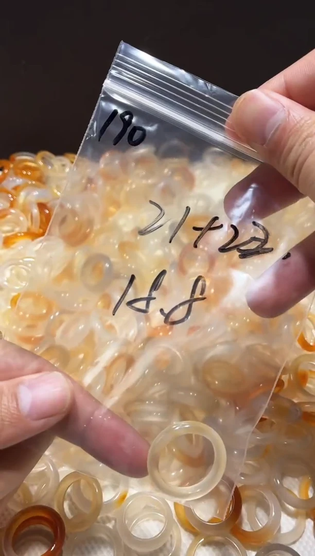 玛瑙/玉髓戒圈未镶嵌190