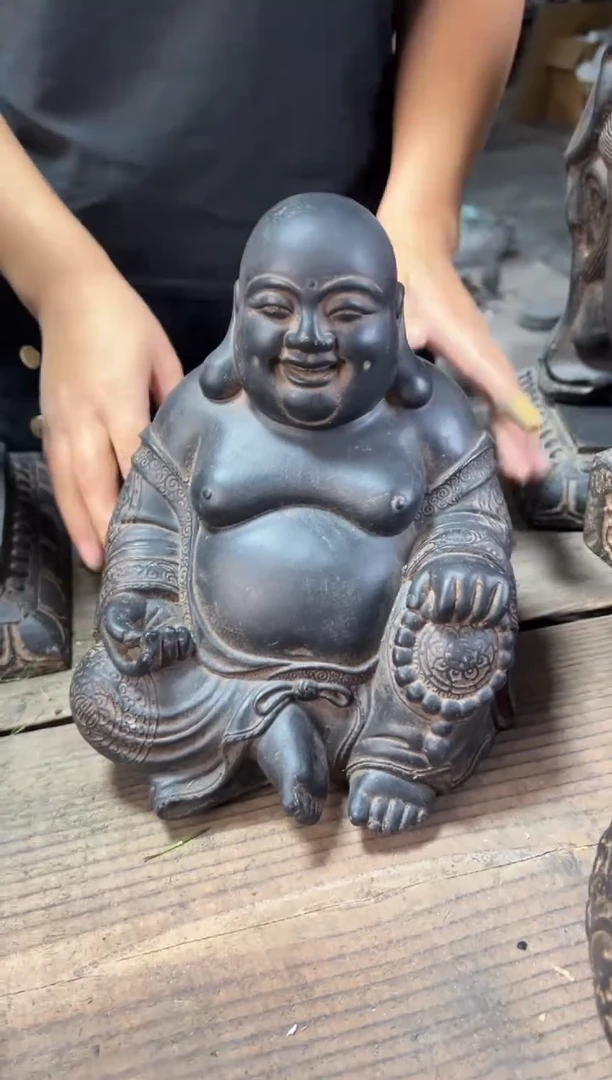 陶土【火山泥】大肚佛